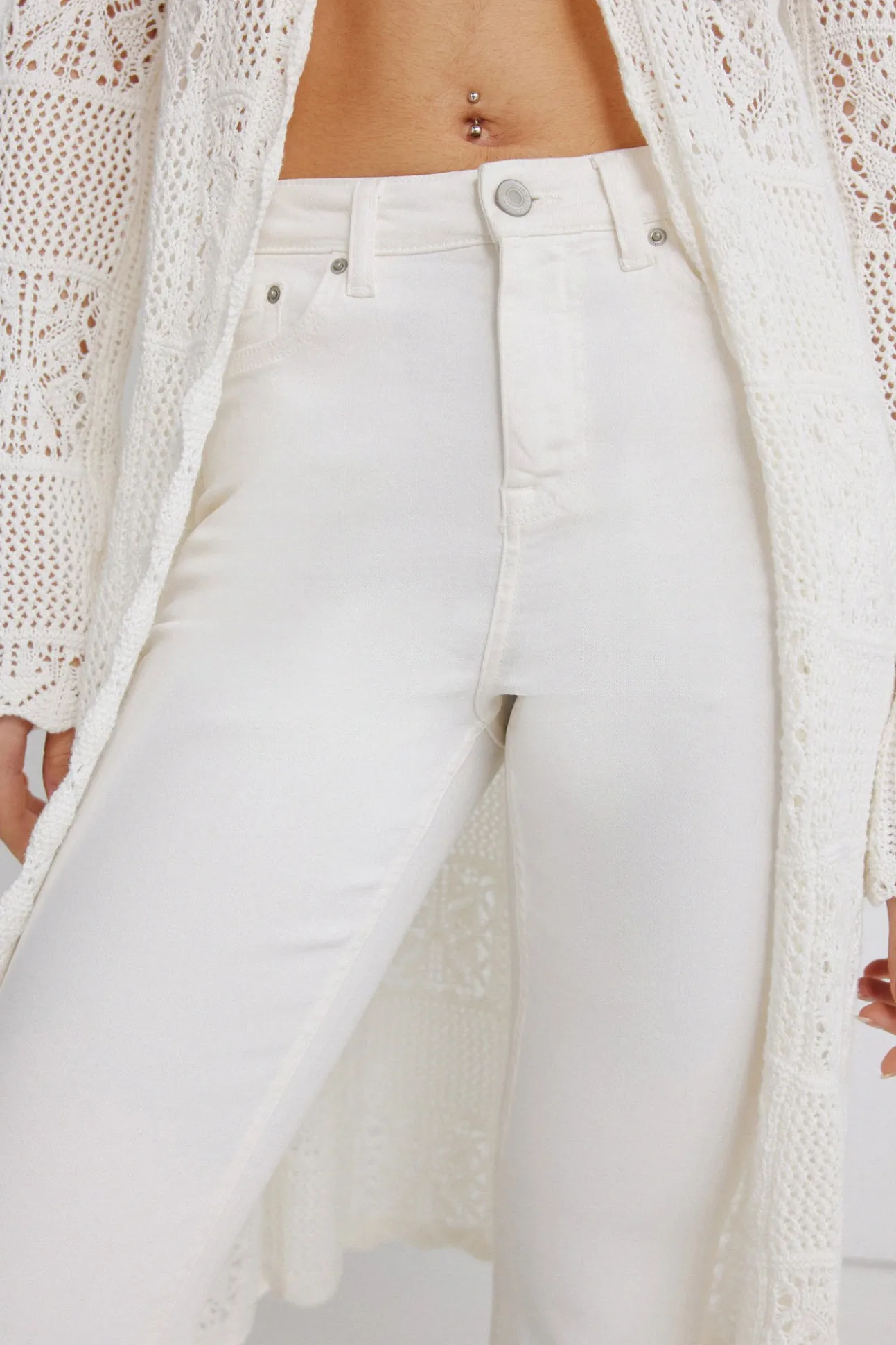 Jeans bootcut couleur