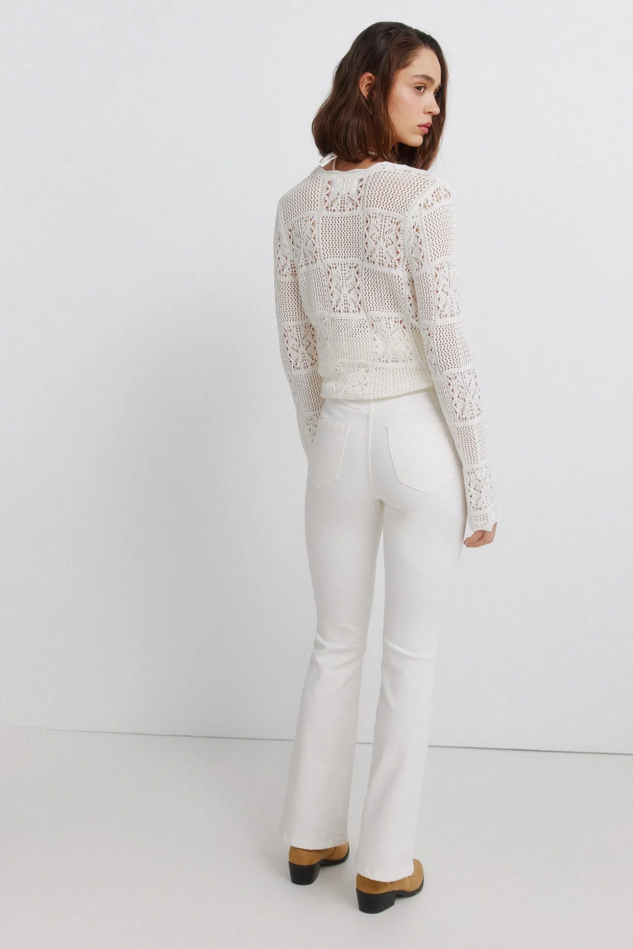 Jeans bootcut couleur