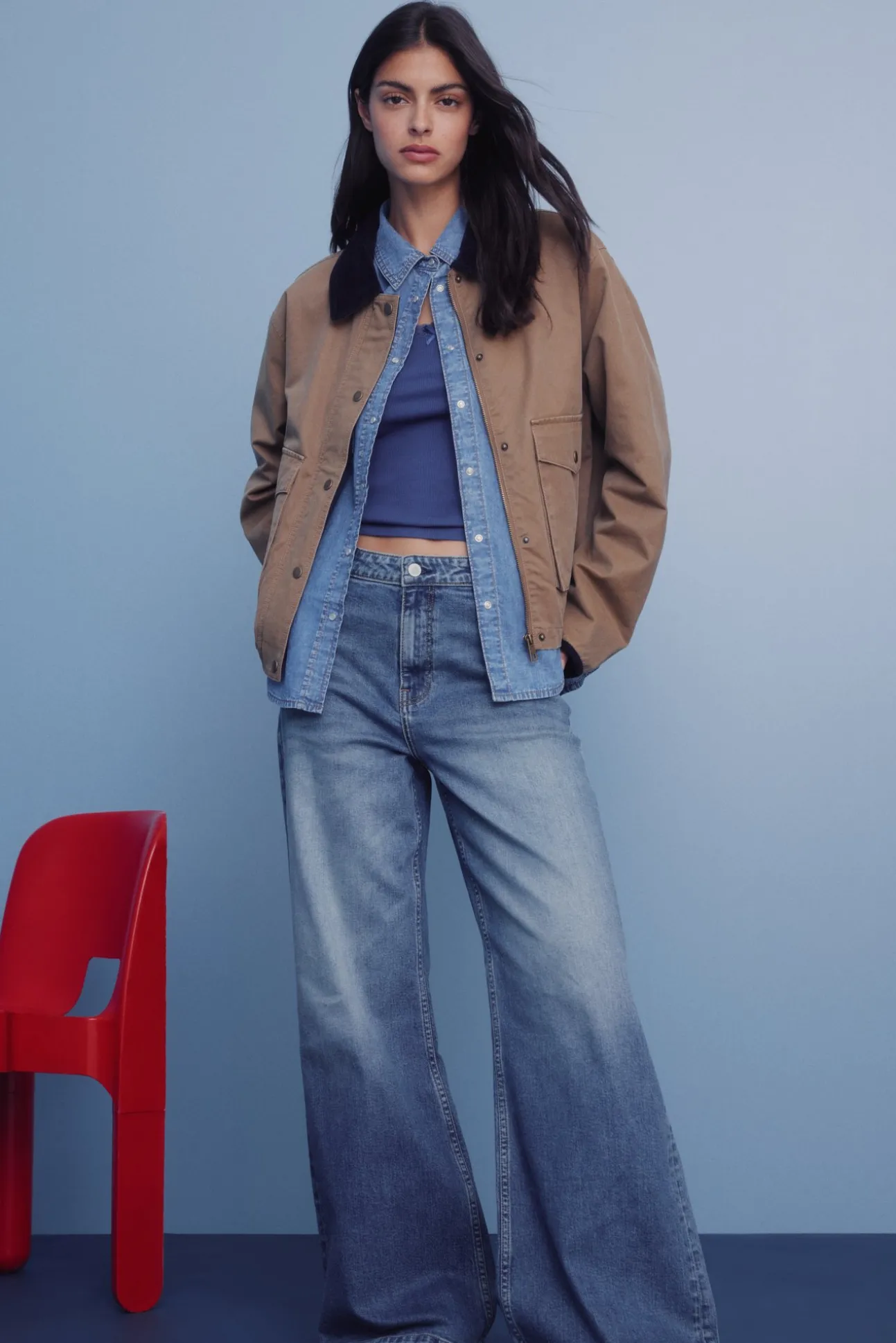 Jeans confort super large