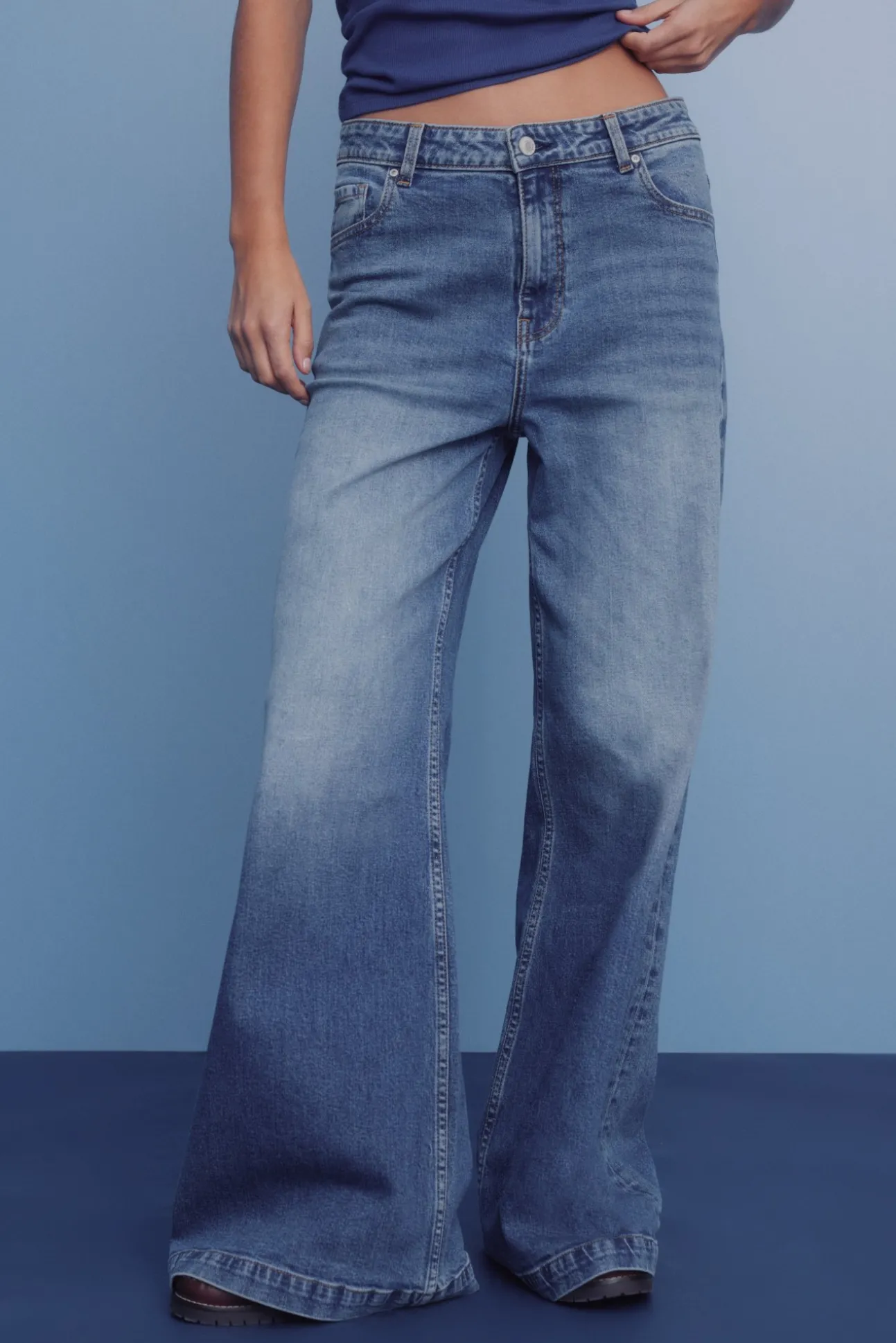 Jeans confort super large