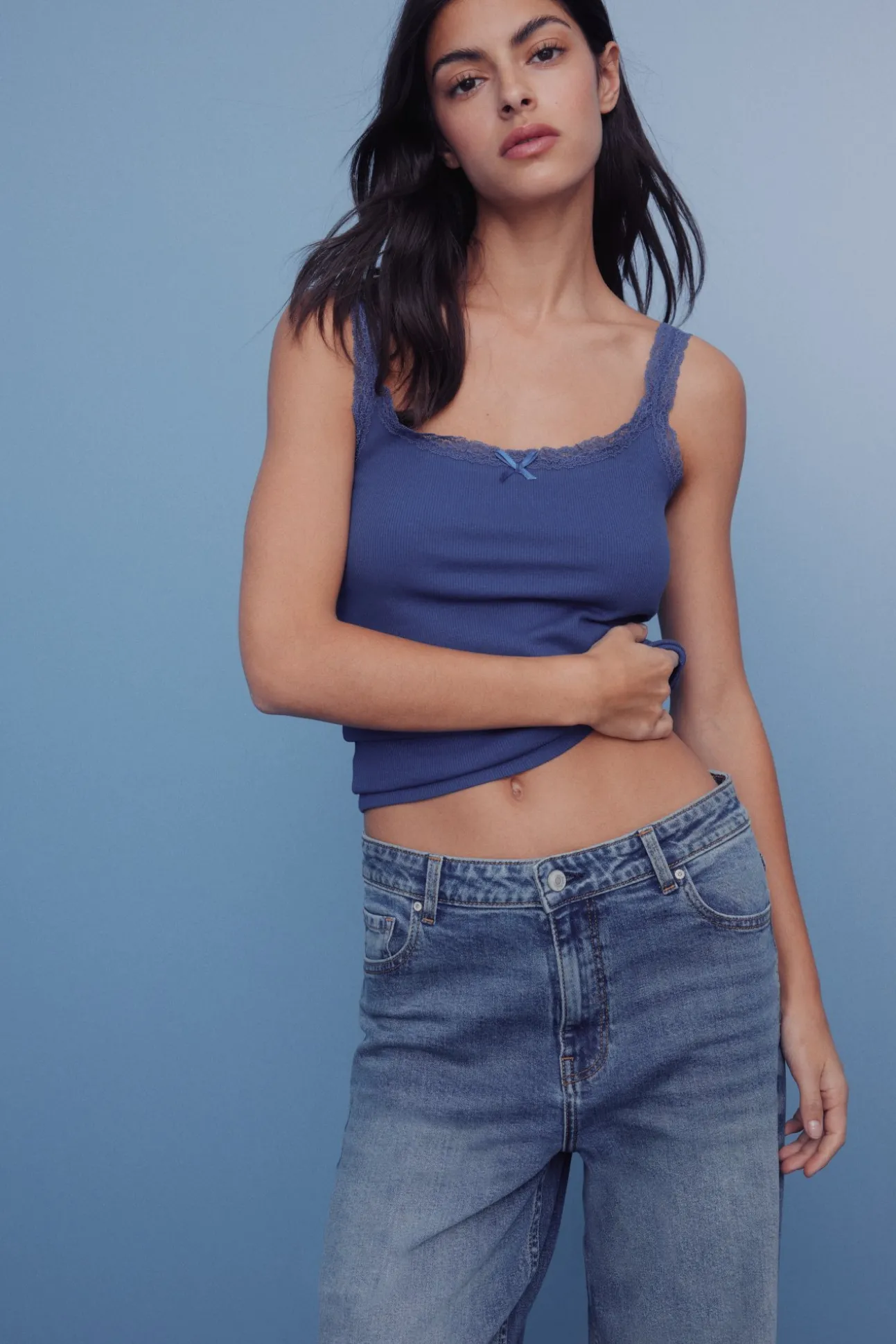 Jeans confort super large
