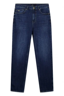 Jeans d&eacute;lavage fonc&eacute; slim fit