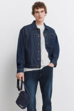 Jeans d&eacute;lavage fonc&eacute; slim fit