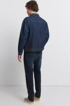Jeans d&eacute;lavage fonc&eacute; slim fit