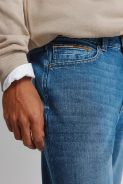 Jeans délavage moyen regular fit