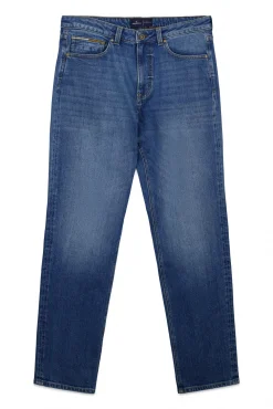 Jeans délavage moyen regular fit