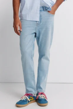 Jeans d&eacute;lav&eacute; clair slim