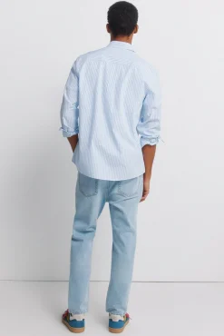 Jeans d&eacute;lav&eacute; clair slim