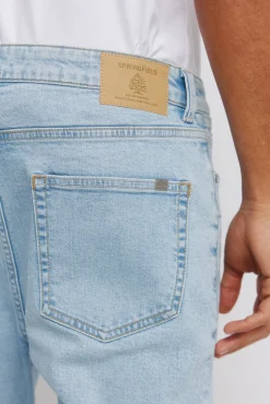 Jeans d&eacute;lav&eacute; clair slim