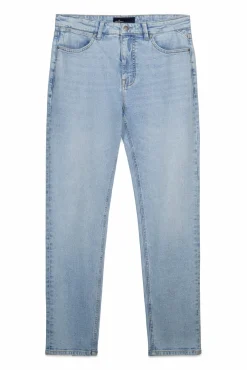 Jeans d&eacute;lav&eacute; clair slim