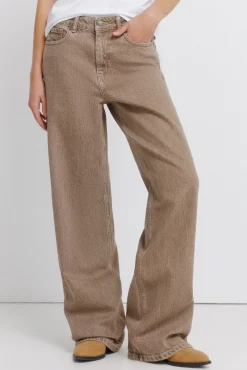 Jeans droits taille haute