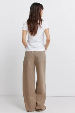 Jeans droits taille haute