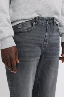 Jeans noir délavé slim fit