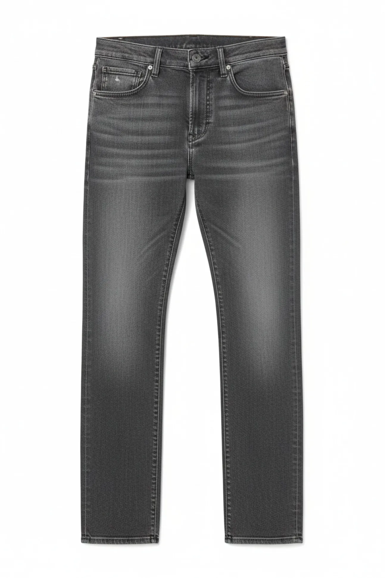 Jeans noir délavé slim fit