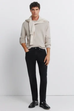 Jeans noir lavé coupe skinny