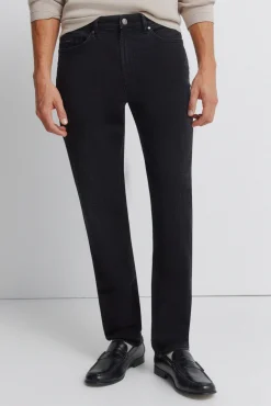 Jeans noir lav&eacute; coupe skinny