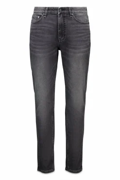 Jeans skinny délavé gris foncé
