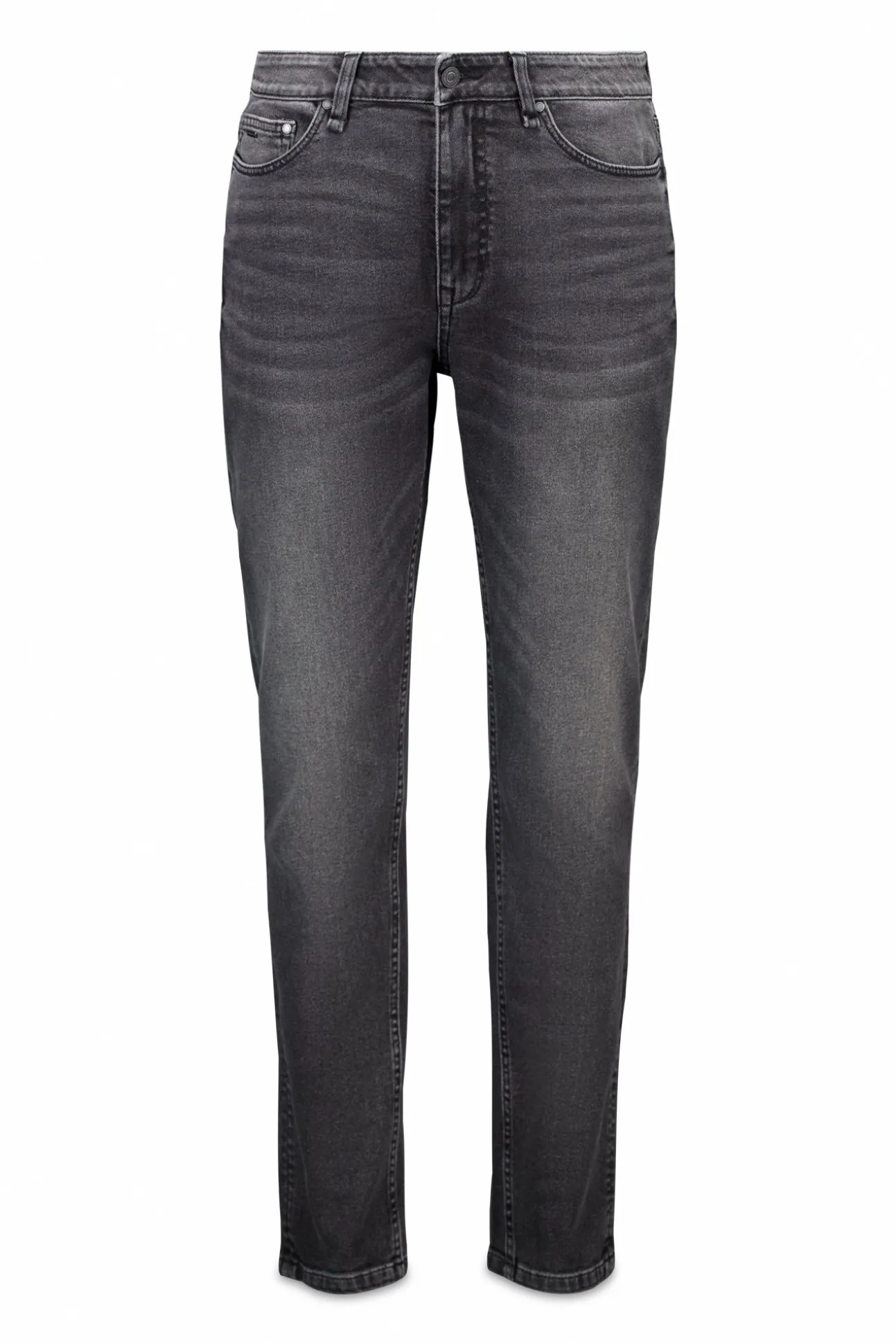 Jeans skinny délavé gris foncé