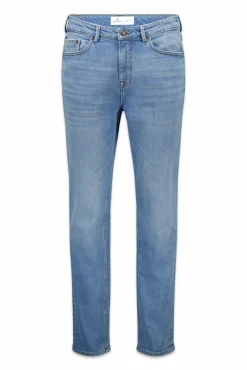 Jeans slim à délavage moyen