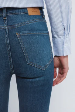Jeans slim court
