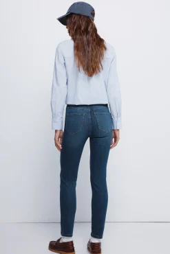 Jeans slim court