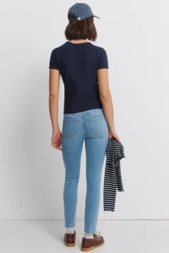 Jeans slim court