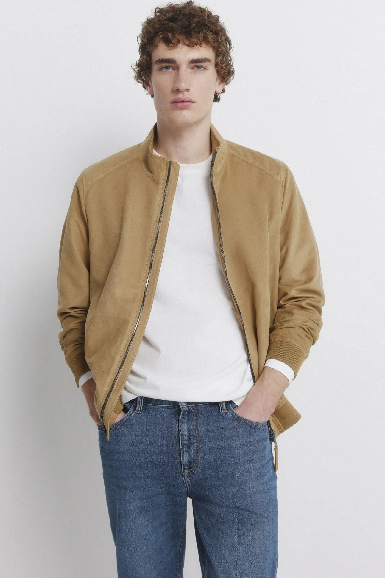 Jeans slim délavage foncé moyen