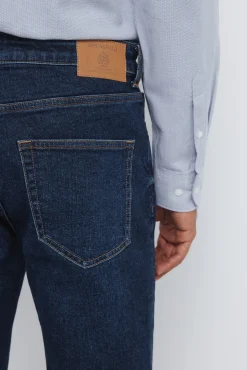 Jeans slim délavé foncé