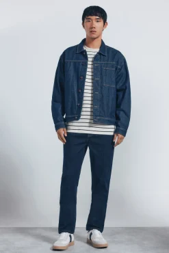 Jeans slim d&eacute;sencoll&eacute;