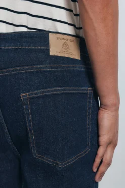 Jeans slim d&eacute;sencoll&eacute;