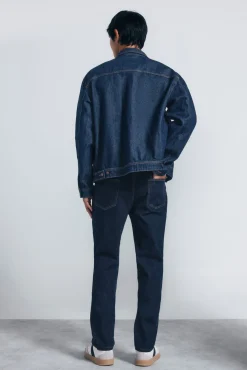 Jeans slim d&eacute;sencoll&eacute;