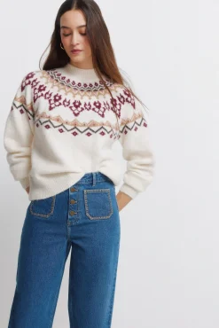 Jeans super large avec poches plaqu&eacute;es
