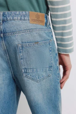 Jeans surteint coupe droite