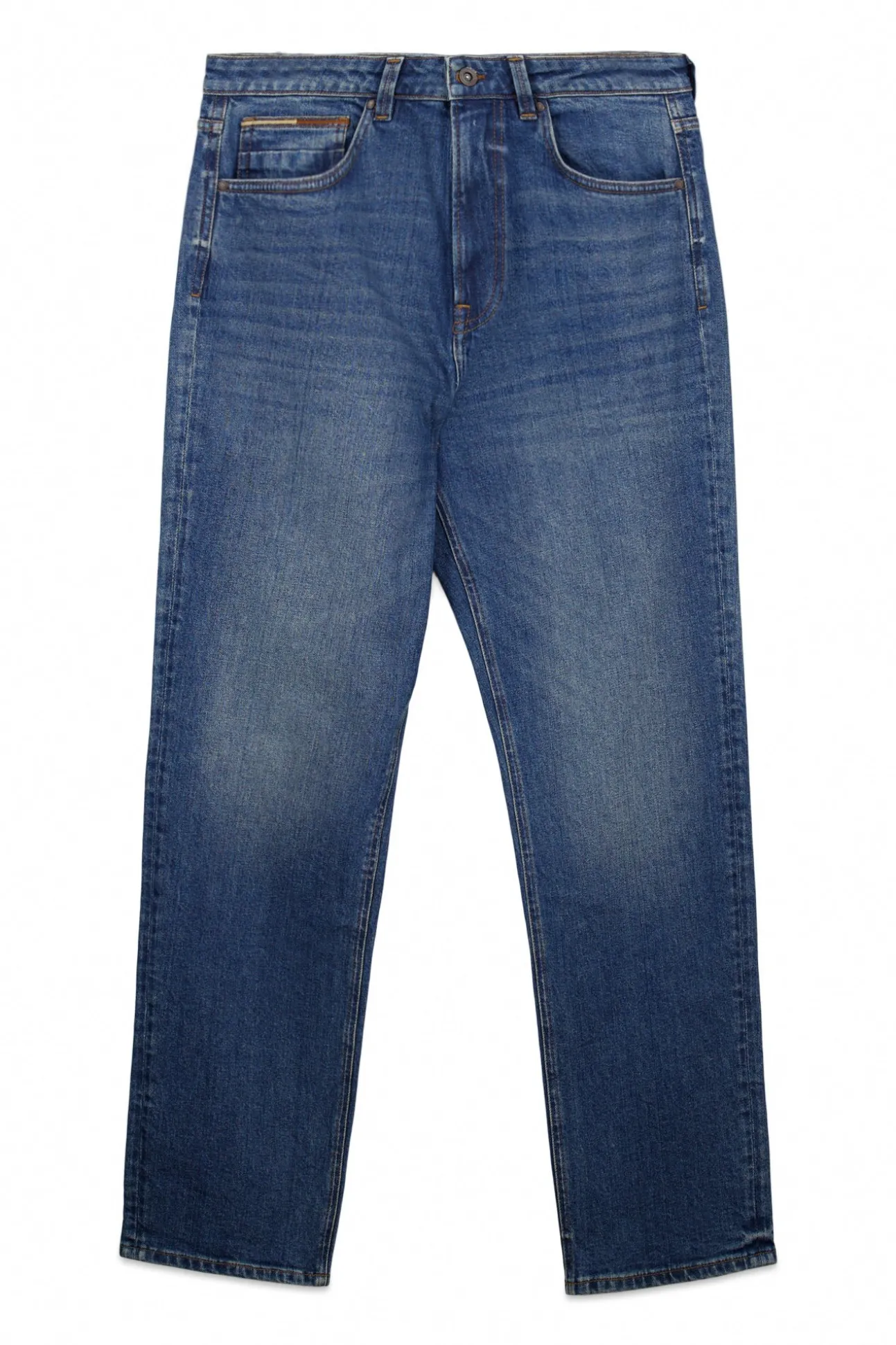 Jeans surtint coupe droite