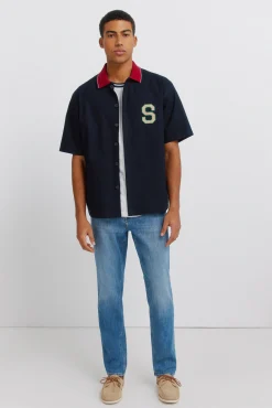 Jeans ultra-l&eacute;gers d&eacute;lav&eacute;s moyens coupe slim