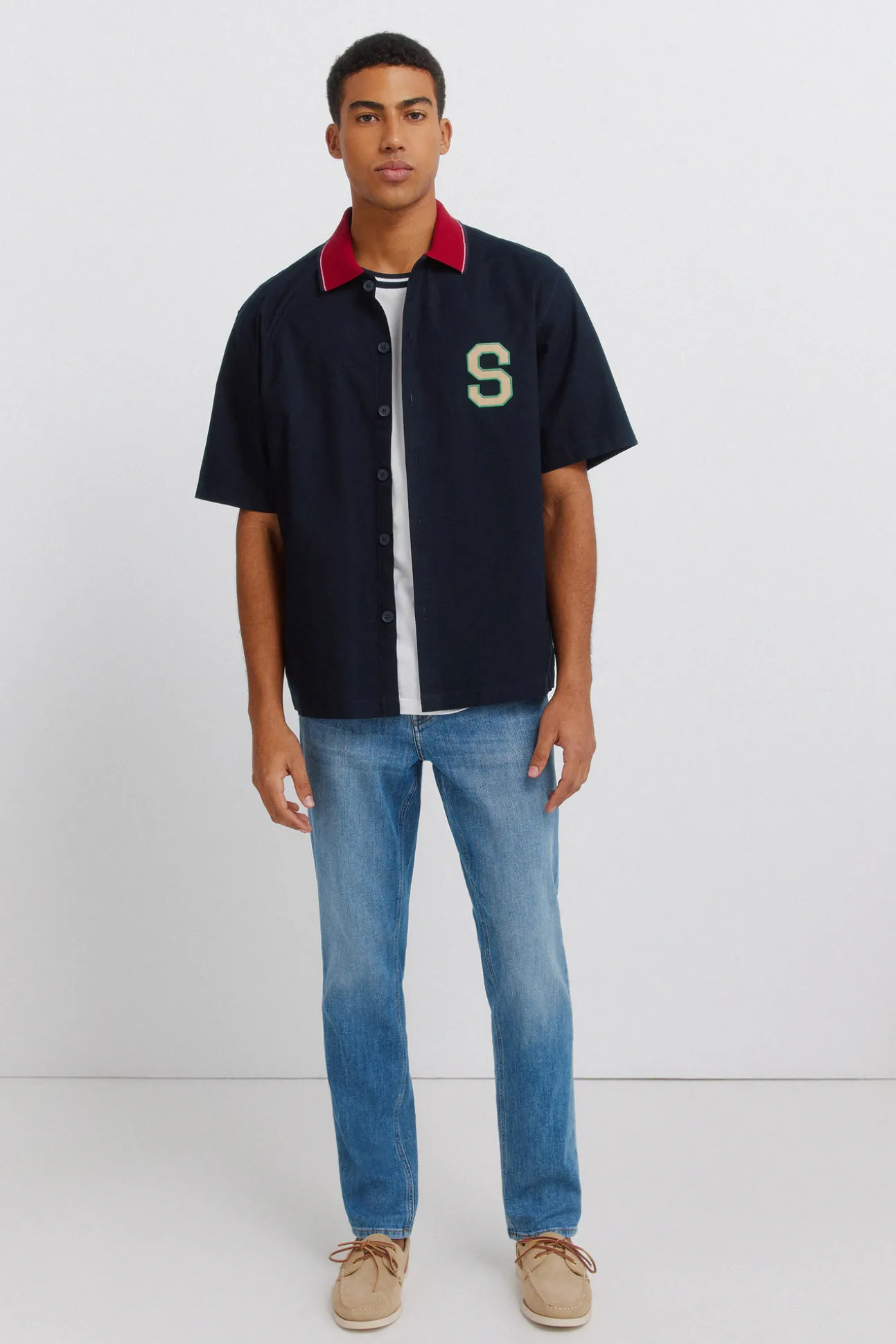 Jeans ultra-légers délavés moyens coupe slim