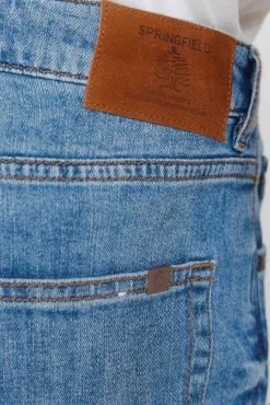 Jeans ultra-légers délavés moyens coupe slim