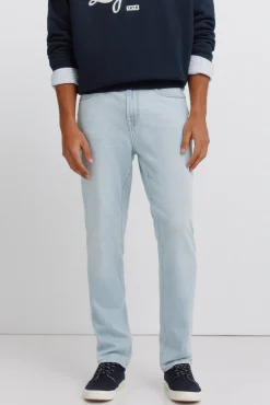 Jeans ultra-l&eacute;gers d&eacute;lav&eacute;s clairs slim fit