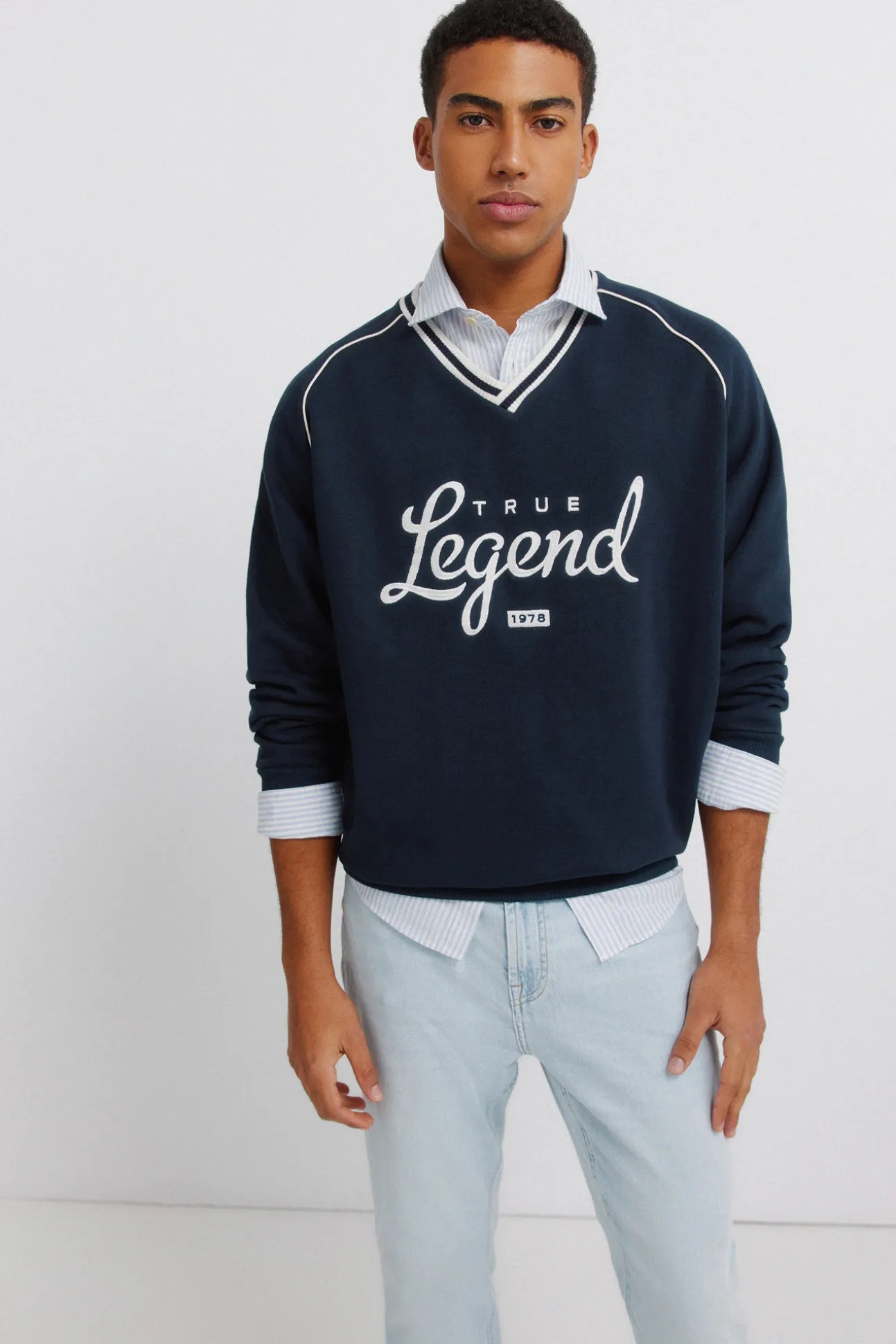 Jeans ultra-légers délavés clairs slim fit
