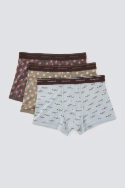 Lot de 3 boxers animaux marins