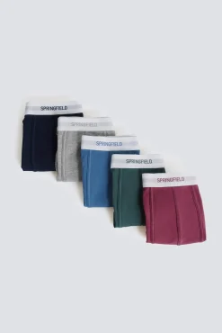 Lot de 5 boxers basiques en coton