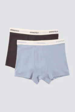 Lot de 2 boxers en maille de coton