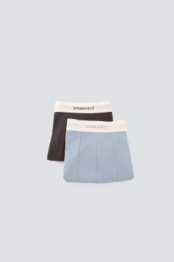 Lot de 2 boxers en maille de coton