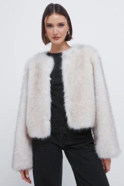 Manteau de fourrure court
