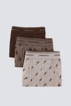 Pack de 3 boxers jungle