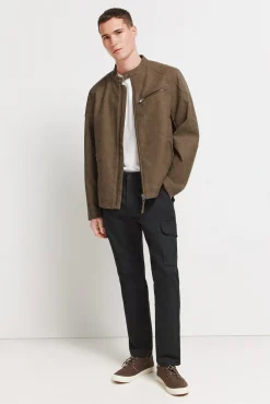 Pantalon cargo coupe slim confortable