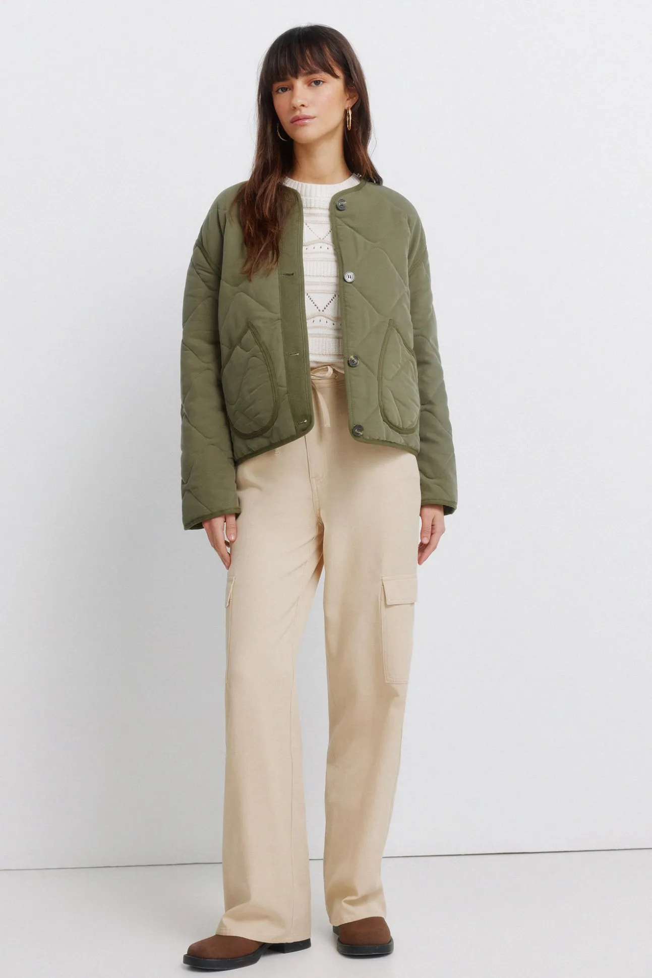 Pantalon cargo en coton