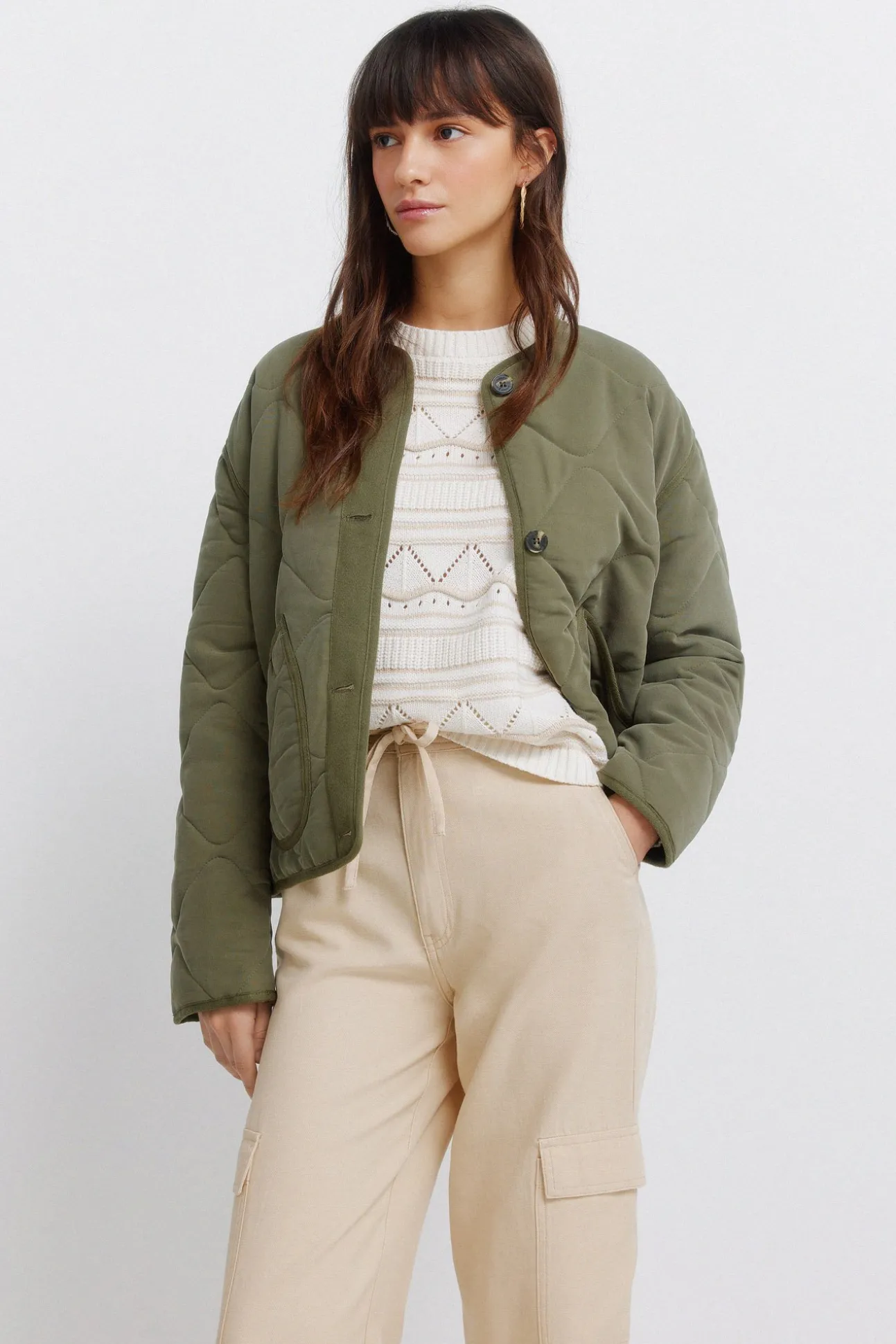 Pantalon cargo en coton