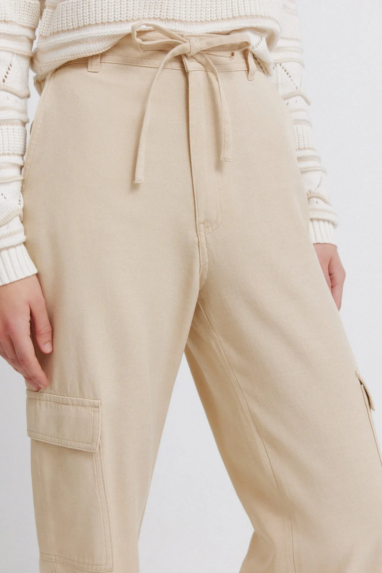 Pantalon cargo en coton