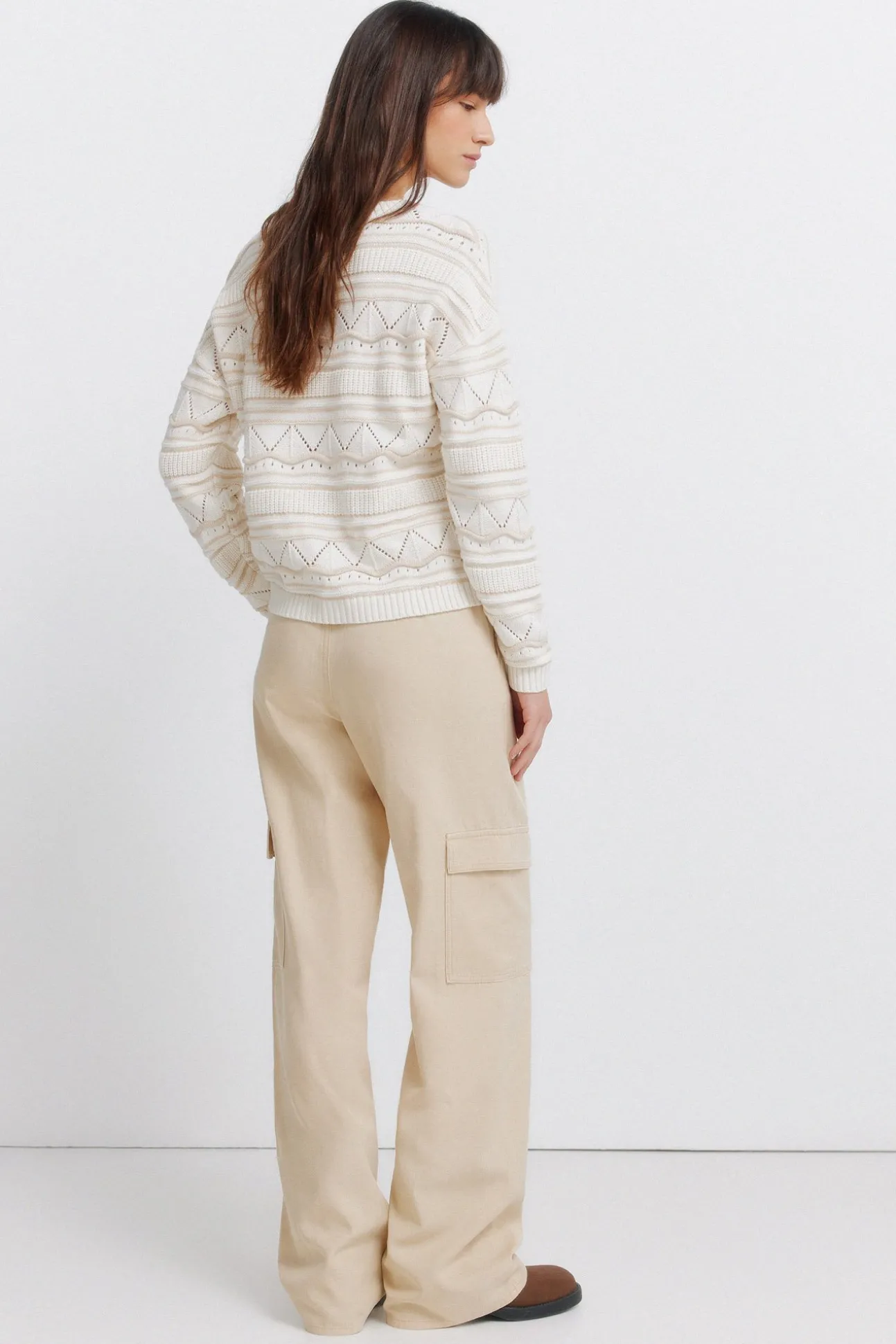 Pantalon cargo en coton